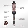 Thermal Brush 1.5'', Upgrade to 400F Curling Iron Curling Brush, 9 Temps Heated Round Brush Thermal Round Brush with LCD Display, 2 PTC Ceramic Tourmaline Ionic Hair Curler Hair Styling Tools