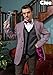 Men's Professor Plum Halloween Costume | Clue's Professor Outfit | Includes Jacket with Vest Combo, and Accessories Small