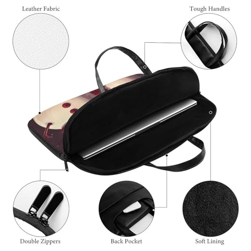 Bolso para portátil impermeable 17 pulgadas diseño de muñecos de nieve miniatura 4