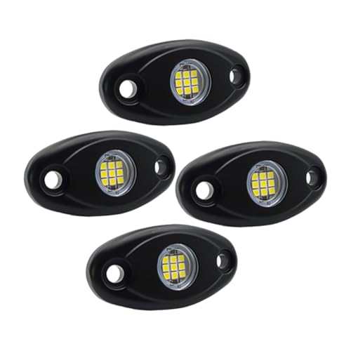 Luces de roca para camionetas y coche KOMBIUDA con iluminacion exterior led kit de 4 piezas
