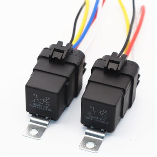 Relais de voiture 12VDC 5 broches étanche avec socle pré-câblé pour haute protection électrique