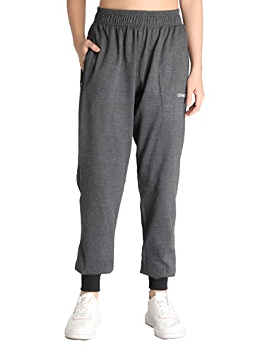 Image of CHKOKKO Women High Rise Gym Wear Sports Fitness Relaxed Track Pant