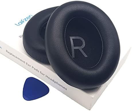 Lambskin NC 700 Earpads Real Leather Ear Pads Cushions Sheepskin Replacement Cups for Bose NC700 Noise Canceling Headphones (Black)