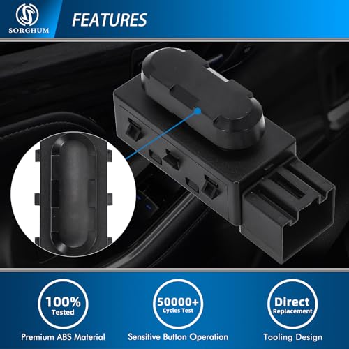 Interruptor de asiento eléctrico para solucionar fallos de ajuste en Ford Flex 3