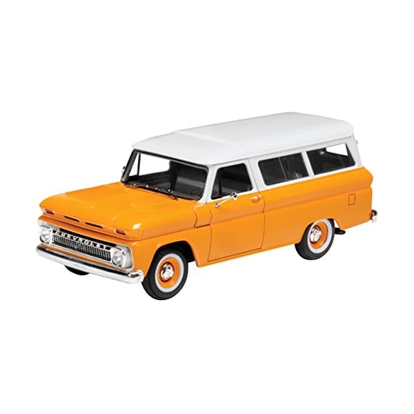 Revell 14409 '66 Chevy Suburban Chevrolet detailgetreuer Modellbausatz, Autobausatz 1:25, Mehrfarbig, One Size – Bild 3