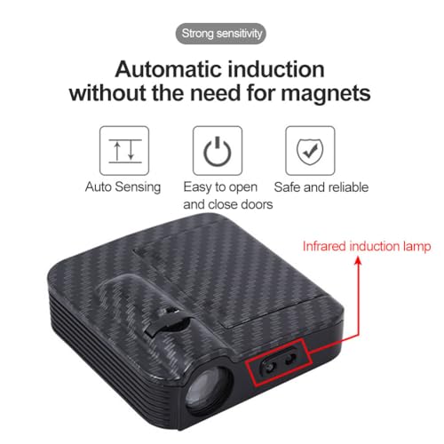 Car Door Lights Logo Projector, 2 PCS Car Door Puddle Lights, Automotive Courtesy Step Light Cars Accessories