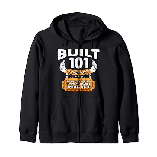Motor más caliente que la fecha - 101 años 101 cumpleaños Sudadera con Capucha