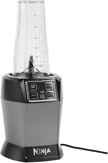Ninja Food Blender with Auto-iQ BN495EU, 700 ml, Stainless Steel, Modern, 1000 watts, 1 speed, 240 V, BPA Free, 1.01 kg