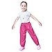 Rain Pants for Toddler Boys Girls Waterproof Lightweight Reflective Rain Trouser Teens Kids Mud (Hot Pink, 3-4 Years)