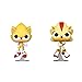 Funko POP! Games Sonic The Hedgehog Super Sonic and Super Shadow Exclusive Flocked 2-Pack Vinyl Figures