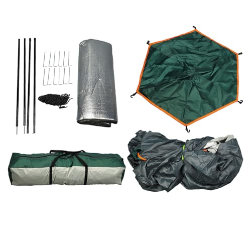 Carpa automática tipo pop up hexagonal para camping miniatura 1