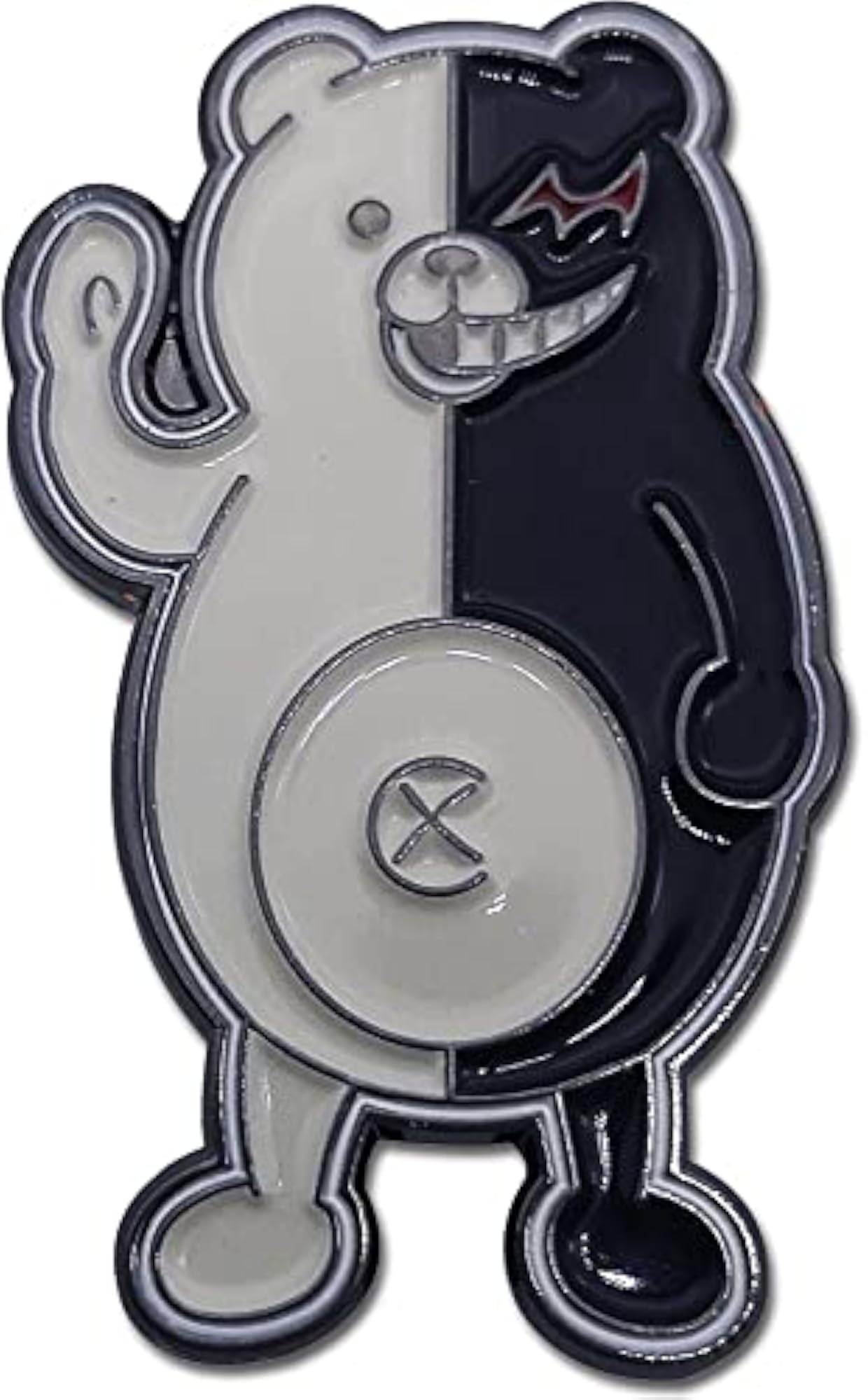 Danganronpa S3 Monokuma Enamel Pin, Metal