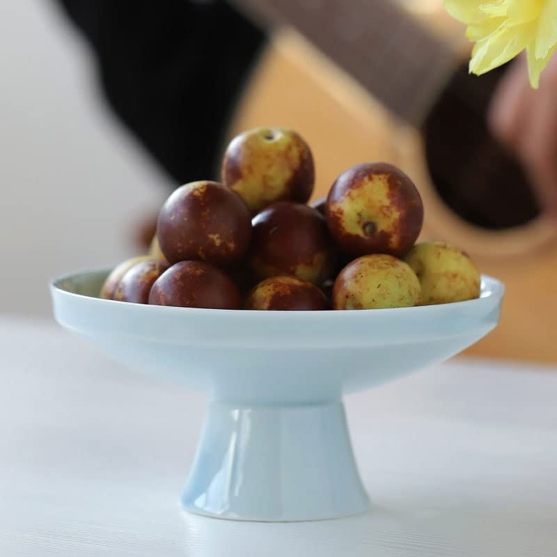 Corbeille à Fruits Plaque de Fruits en céramique à Pieds Hauts créatifs Plaque à Fruits Plate de Fruits Rack Home Room Room Coffee Table Basse Snack Candy Soucoupe Corbeilles à Fruits