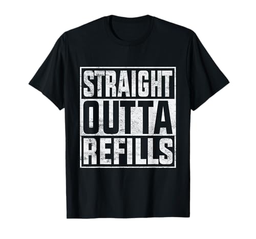 Recargas Straight Outta Camiseta