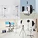 C Stand with Boom Arm Stainless Steel C Light Stands Heavy Duty, Max Height 10.5ft/320cm, with 4.2ft/128cm Holding Arm, for Photography Studio, Reflector, Umbrella, Softbox