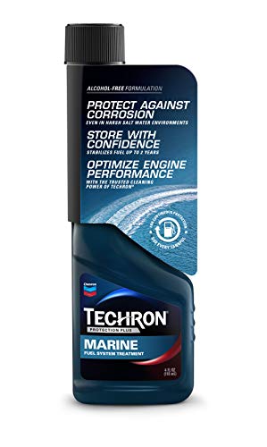 Chevron Techron Protection Plus Marine Fuel System Treatment, 4 oz, Pack of 1