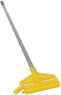 Rubbermaid Commercial H136 Invader Aluminum Side-Gate Wet-Mop Handle, 1 dia x 60, Gray/Yellow