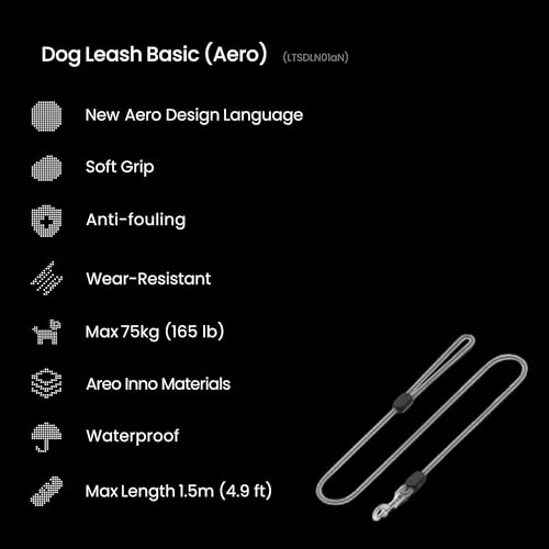 Hello.it Waterproof Dog Leash 4.92 FT, Odor-Proof PVC Pet Training Lead for Small/Medium/Large Breeds Up to 165 Lbs, No Pull Comfortable Rope for Dog Walking with 360° Swivel Clip Tangle-Free, Orange — view 6