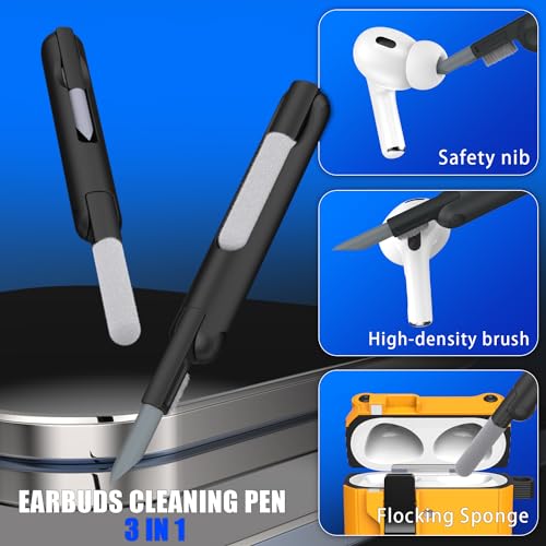 Image of RFUNGUANGO AirPods 3 Case with Lock Magnetic Lid, Yellow