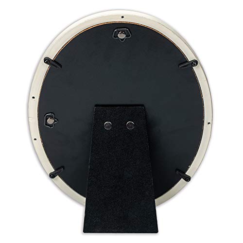 Cottage Garden Family Tree Like Branches Distressed Ivory Floral 5 X 7 Oval Table And Wall Photo Frame #TOP3