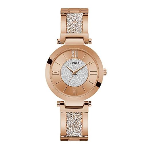 GUESS Analog Rose Gold Dial Women's Watch-W1288L3