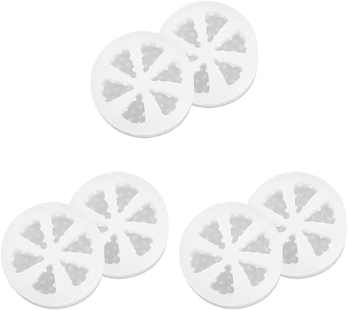 jojofuny Molde de silicona para oso de queso de silicona, molde de gelatina de forma creativa para hornear fondant, 2 unids*3