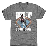 500 LEVEL Randy Johnson T-Shirt (Premium Men's T-Shirt, X-Large, Tri Gray) - Randy Johnson The Big Unit Field WHT