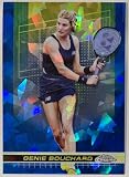 Genie Bouchard trading Card (Canadian Tennis Champion) 2024 Topps Chrome Blue Refractor #79