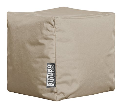SITTING POINT only by MAGMA Sitzsack Scuba Cube 40x40x40cm Khaki (Outdoor) – Bild 3
