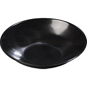Carlisle FoodService Products 575B03 Melamine Salad Bowl, 13-oz. Capacity, 2″ Height x 6″ Diameter, Black (Case of 72)