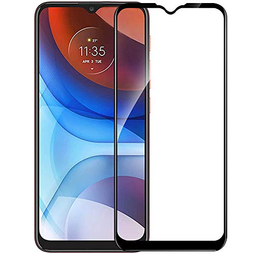 Image of Tempered Glass Screen Protector Compatible For Motorola E7 Power Full Screen Coverage (Except Edge to Edge) and Free Complete Easy Installation kit