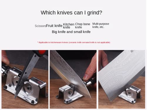 Stainless Steel Knife Sharpener, Wheeled Knife Sharpener Materials Sharpening Stone For Pocket Knives And Kitchen Knives, Scissor Sharpener Tool #TOP5
