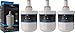 FilterLogic FFL-180SK | Lot de 3 - Filtre à eau compatible avec Samsung HAFIN2/EXP, DA29-00003G, HAFIN2, HAFIN1/EXP, HAFIN1, DA29-00003F, DA97-06317A Cartouche filtrante pour réfrigérateur américain