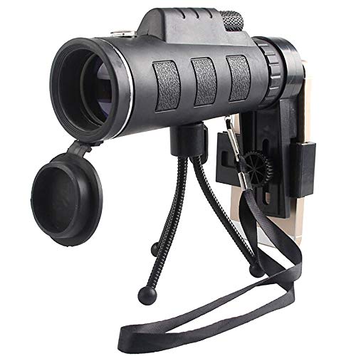 BOLUOYI Ultra High Power 40X60 Portable HD Night Vision Waterproof Monocular Telescope (A)