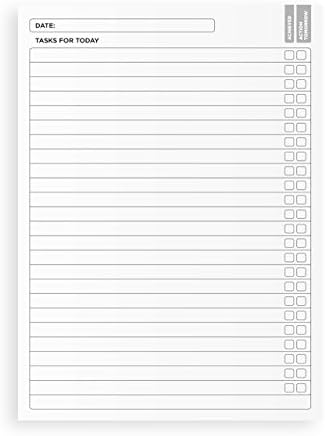 to Do List Notebook - Black (A5)