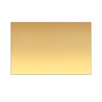 Brass Sheet, 4 x 8 Inch, 16 Gauge, 1.5mm Thick | 99.9% pure brass plates for engraving, jewelry making, metal stamping, crafts, model building, cutting and DIY projects
