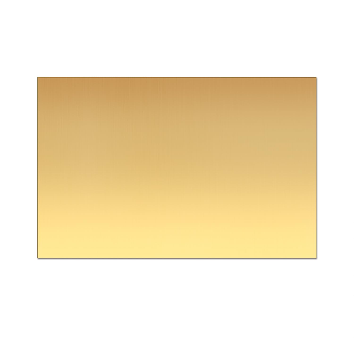 Brass Sheet,4" x 8",16 Gauge(1.5mm) Thickness, 99.9% Pure Brass Plate,for Engraving, Crafting, Jewelry