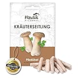 Hawlik Pilzbrut - Kräuterseitlinge auf Stroh züchten - 20 Pilzdübel mit Mycel geimpft - Kräuterseitlinge selbst züchten