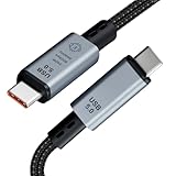 【Câble de données 80Gbps】Le câble USB 5 transmet des fichiers volumineux de plus de 15 Go en seulement 10 secondes, soit 8 fois plus rapide qu’un câble USB 3.2. Qu’il s’agisse de matériels de films haute définition, de paquets d’installation de jeux volumineux ou de fichiers de design professionnels, dites adieu aux longues attentes et profitez d’une expérience de sauvegarde et de transmission instantanées en millisecondes.
