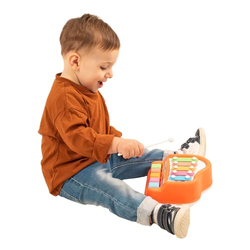 Bontempi | MiniHarmony: Xilopianer mit 5 Noten für eine sanfte und harmonische musikalische Erkundung, 175x170x70 mm