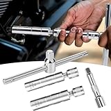 Uso: perfecta tanto para profesionales como para aficionados, esta herramienta está diseñada para cambiar chispas en varias motocicletas, coches y otros motores.