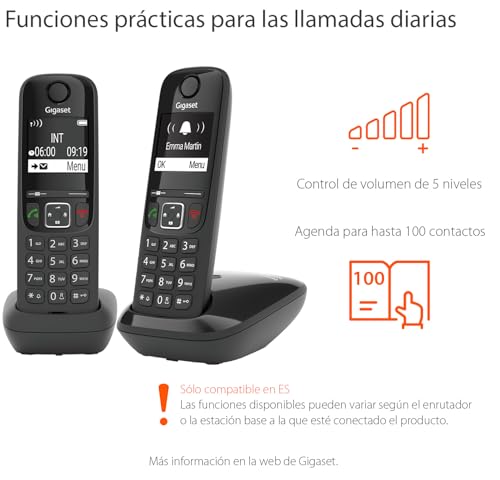Téléphone sans fil Gigaset As690 Duo - vue 4