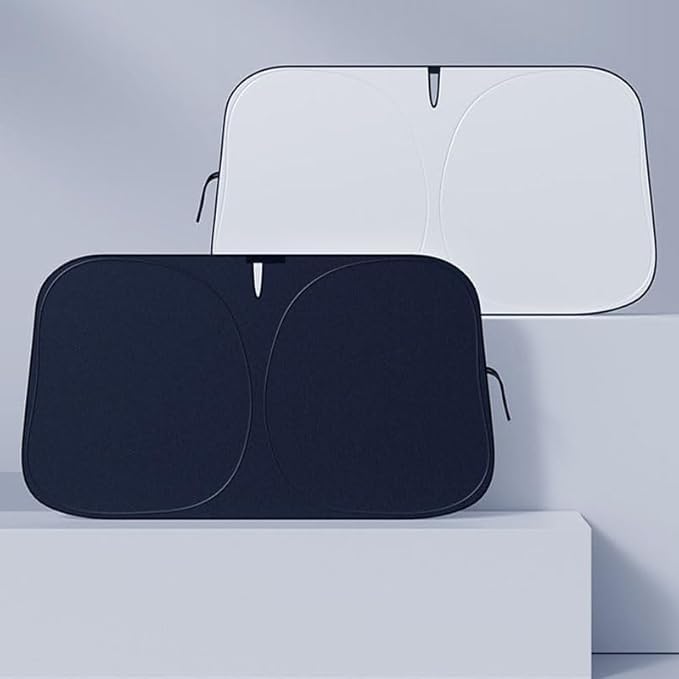 Windshield Sun Shade for Ford Mustang V 2011 2012 2013 2014(2. Generation), Car Windshield Sun Shade UV Protection Car Accessories,Black