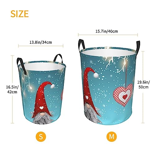 Grand panier à linge traditionnel de Noël étanche et pliable pour vêtements - 4
