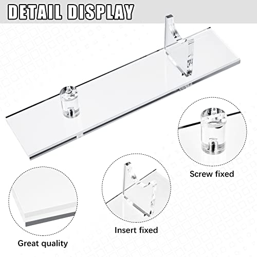 Yookeer 2 Pcs Acrylic Knife Display Stand Fixed Blade Knife Collection Display Stand Holder For Single Knife Rustic Cabin Home Black Wide Display Stand Wide Display Stand #TOP2