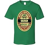 Siemen Original Irish Recipe Stout St Patrick's Day Family Reunion Distressed T Shirt