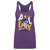 500 LEVEL Adrian Peterson Minnesota All Day Women's Tank Top (Tri Purple, XX-Large)