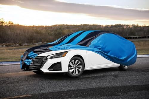 Image of Kaugung Car Cover Waterproof Custom Fit Nissan Altima (1998-2025), Full Exterior Cover for Automobiles Lightweight Resistant Outdoor Sun UV Rain Dust Snow Wind Protection.
