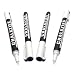 Chalkzies 0.7mm Extra Fine Point Liquid Chalk Marker • Waterproof • Premium Quality (4-Pack, White)