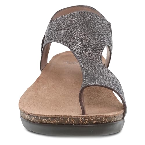 Image of Dansko Reece Sandal for Women - Memory Foam and Cork Footbed for Comfort and Arch Support - Lightweight Rubber Outsole for Long-Lasting Wear with Hook & Loop Strap
